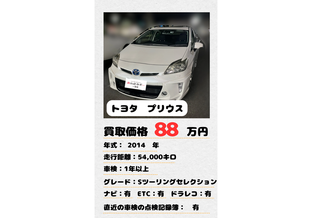 トヨタ　プリウス　要画像変更のコピー