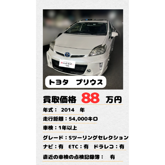 トヨタ　プリウス　要画像変更のコピー