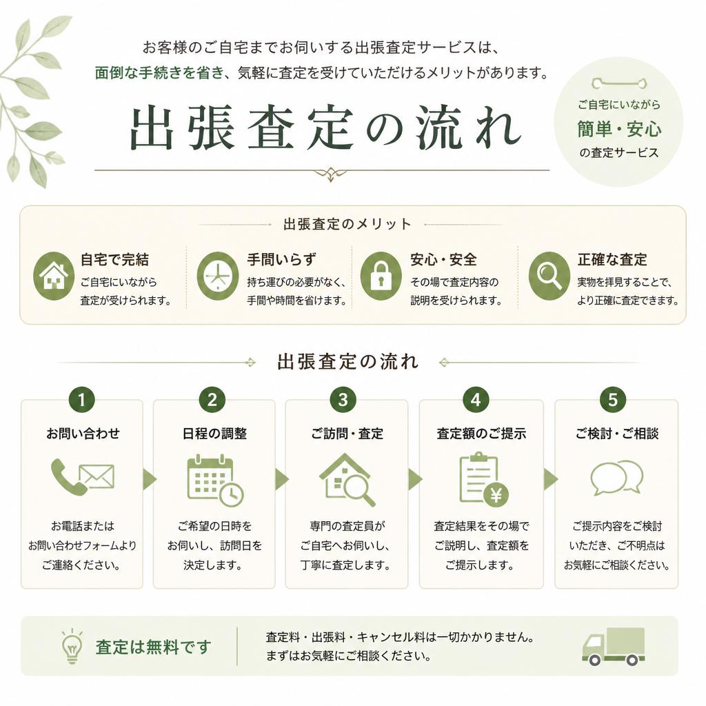 安心の出張査定
