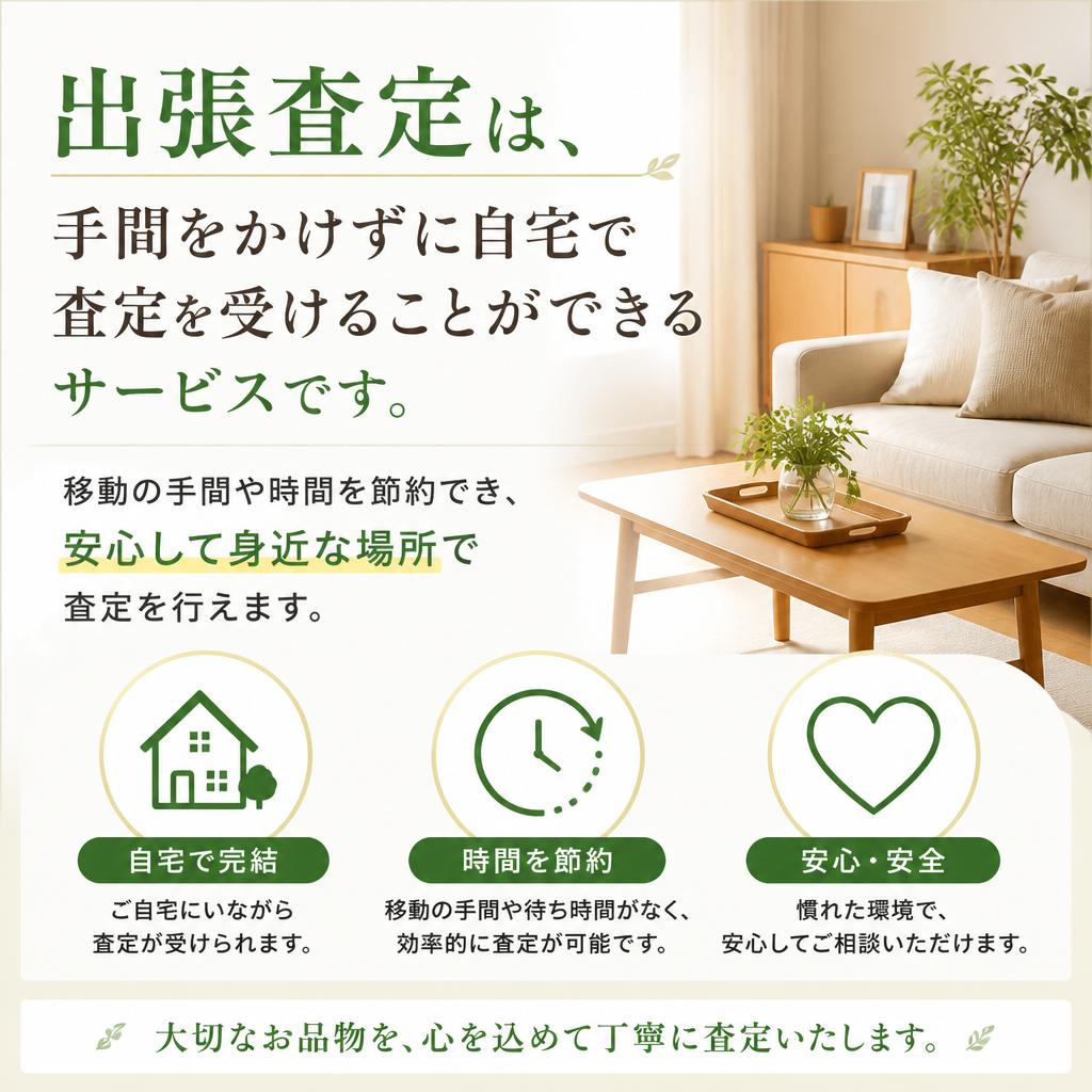 出張査定とは？そのメリット