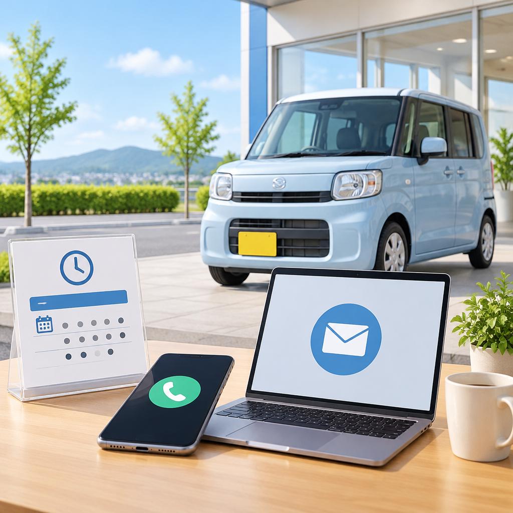 まずは愛車のことを聞かせてください。気軽に出張査定を相談